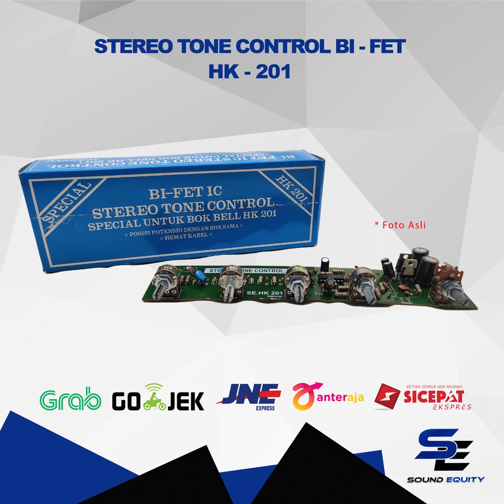STEREO TONE CONTROL BI - FET | HK - 201 | COCOK UNTUK BOX HK-201