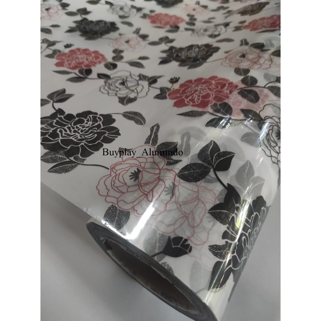 stiker kaca film motif Bunga 5029