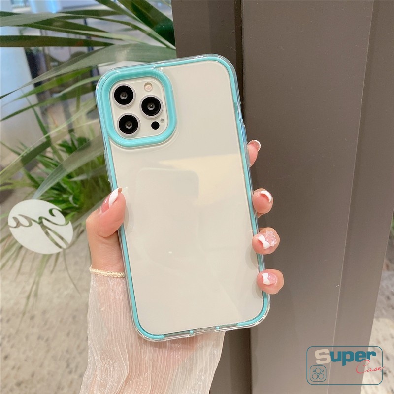 3in1 Case Shockproof Warna Macaron Untuk Oppo A15 A95 A16 A74 A16s A54 A7 A12 A1k A52 A72 A92 A5s A3s A9 A5 A5 A53 A33 A32 A35 4F A4 Buku 6 5F