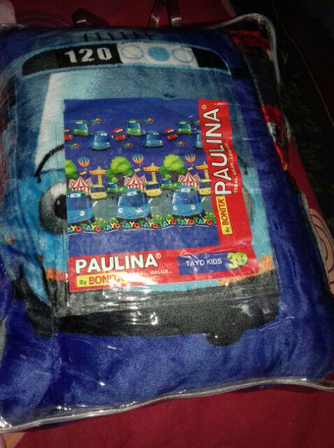 Selimut Paulina By Bonita Tayo Blue 160x200