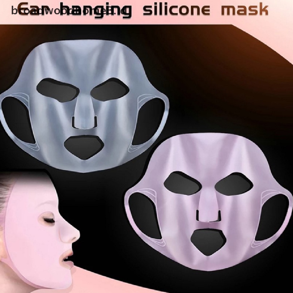 Masker Wajah Bentuk V Bahan Silikon Anti Kerut Reusable