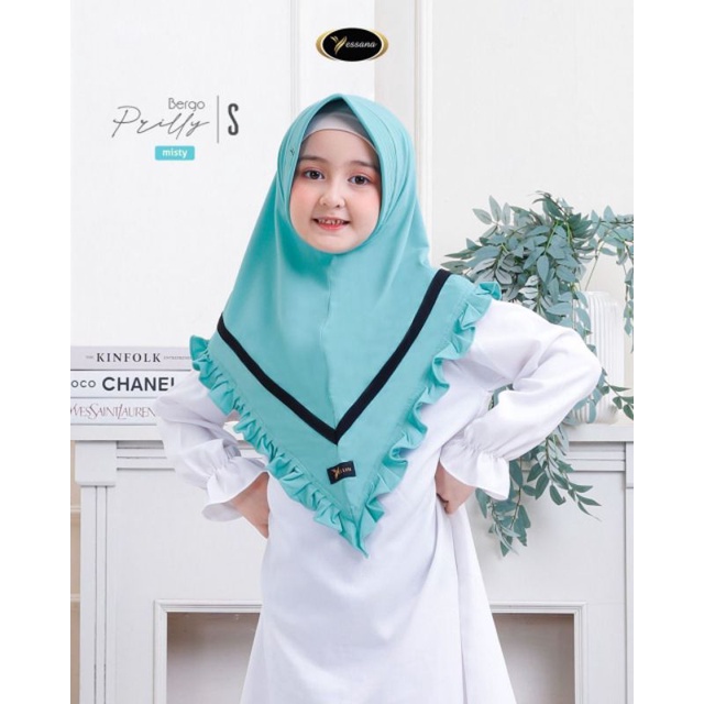 bergo Prilly bahan Jersey arsy ORI yessana