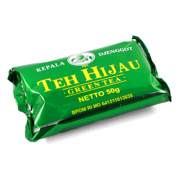 

KEPALA DJENGGOT Green Tea 50gr - Daun Tea Hijau Serbuk 50 Gram