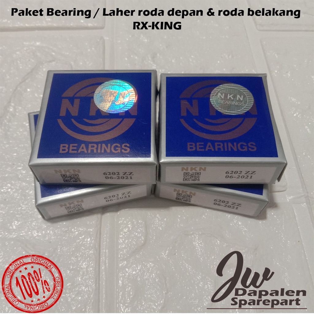 Bearing laher roda depan dan belakang RX-King & Bearing laher roda depan belakang dan bearing gear R