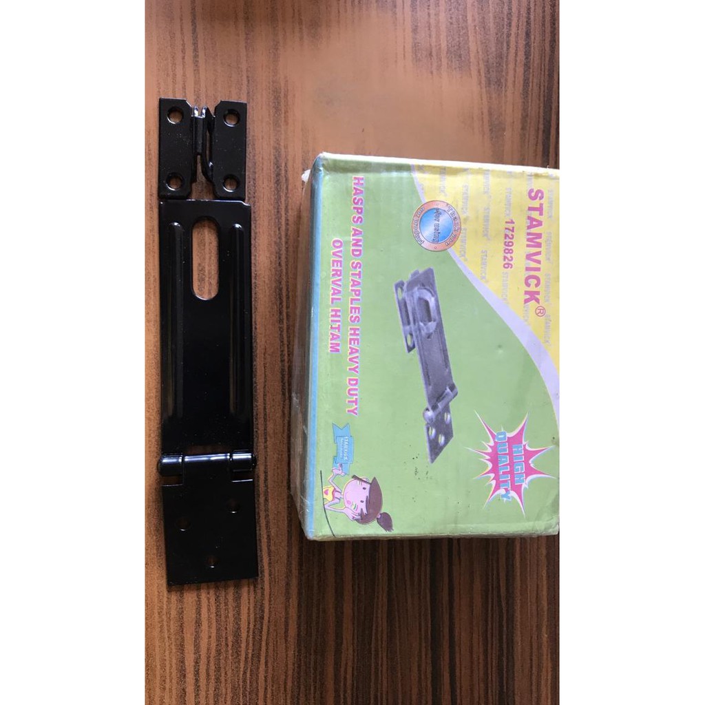 READY STOK OVERPAL HITAM STAMVICK/GRENDEL HITAM/TEMPAT KUNCI/OVERPAL 5