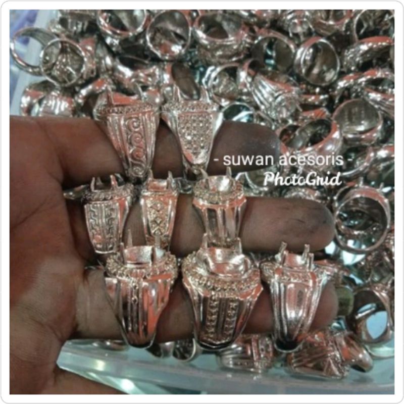 CINCIN RING ALPAKA SUPER TANAM/ GIGI HARGA PER KODI/ 20 BIJI