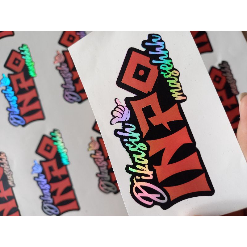 

STIKER HOLOGRAM PELANGI / DI KASIH INPO MASEEH