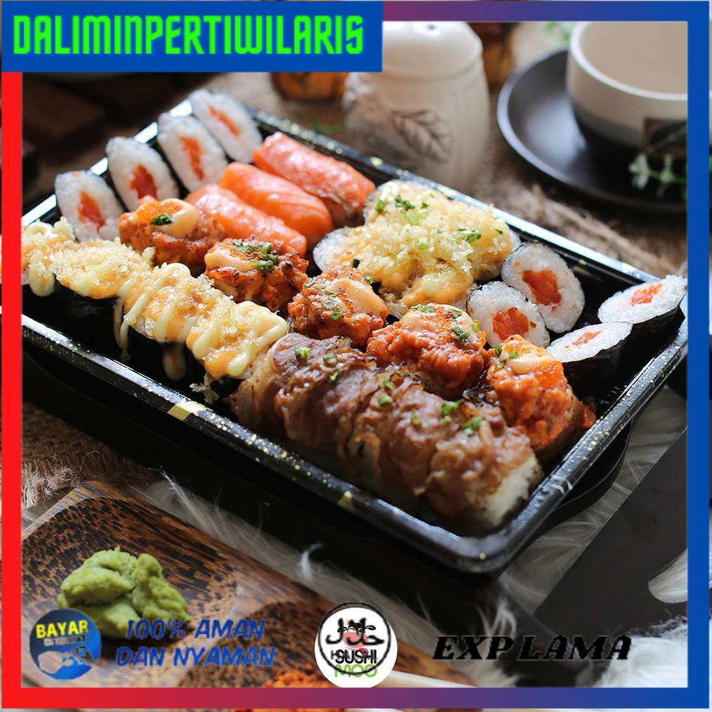 

( BISA COD ) Zeitakumoo | Medium Sushi Platter OBRAL [Kode 1|Kode 2|Kode 3|Kode 4|Kode 5|Kode 6|Kode