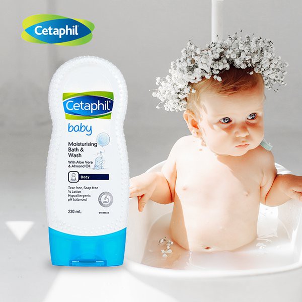 *FRAULEINCO* Cetaphil Baby Moisturising Bath and Wash - 230mL / Cetaphil baby sampo shampoo 200ml