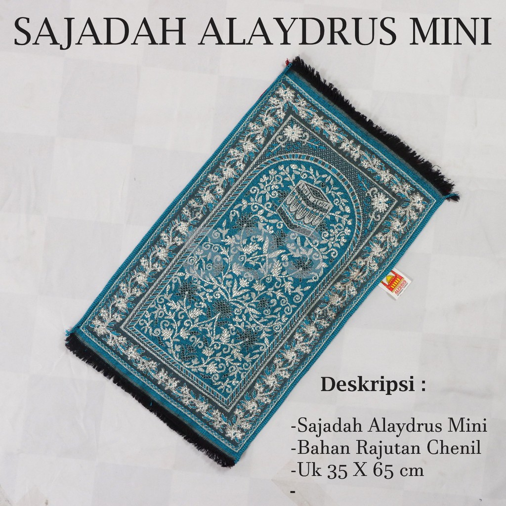 SAJADAH TURKY MINI ALAYDRUS CHENIL ( GROSIR/ECER )