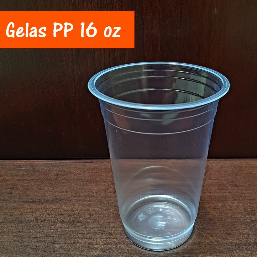 PLASTIK CUP 16 OZ POLOS DATAR