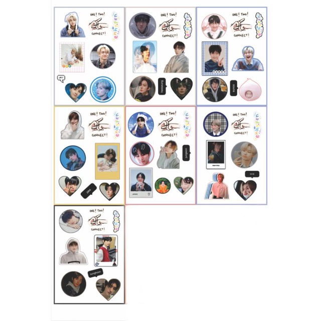 

(CUCI GUDANG) STIKER SET UNOFF ENHYPEN JUNGWON HEESUNG JAY JAKE SUNGHOON SUNOO NI-KI