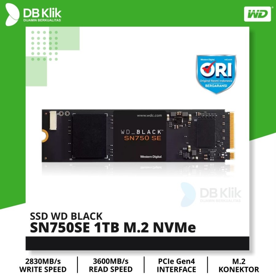 SSD WD BLACK SN750SE 1TB M.2 NVMe GEN4 - WD BLACK 1TB SN750 SE ...