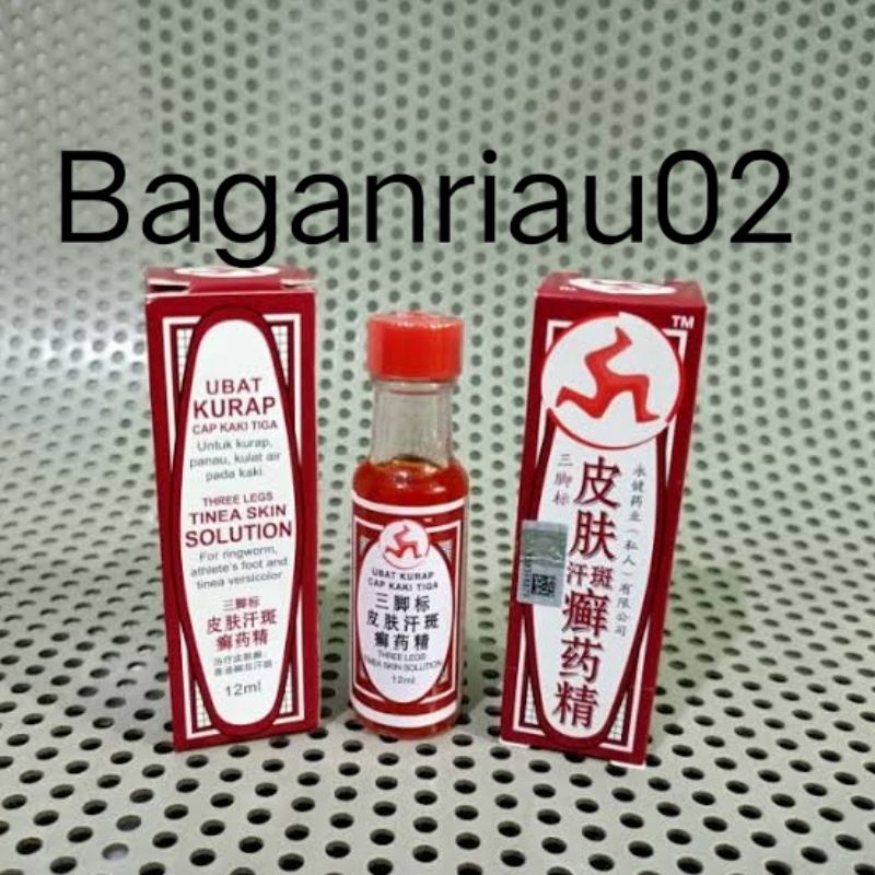 Obat kurap cap kaki tiga cair untuk kurap,panau,dll import