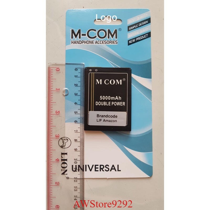 Mcom Battery Batre Baterai Double Power Mcom Brancode Brand Code Brandcode L1F Amazon