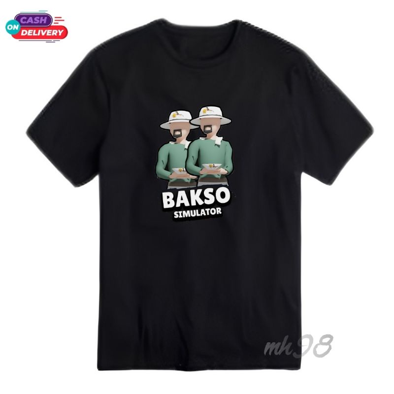 Bakso simulator Kaos Baju shirt Anak Bakso simulator Game Bakso simulator viral Terbaru Keren/Baju B