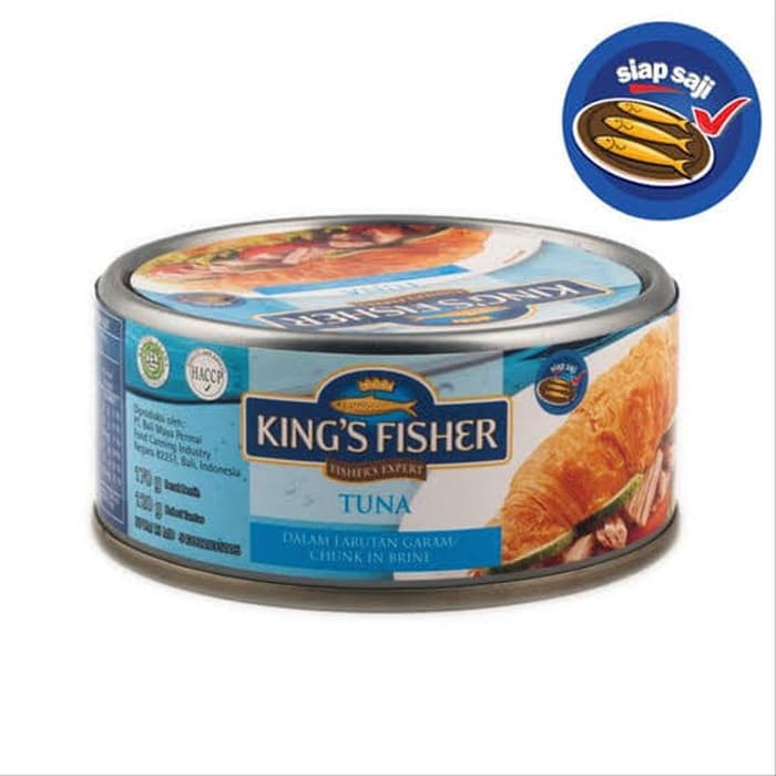 

kings fisher tuna chunks in oil kaleng 170gr