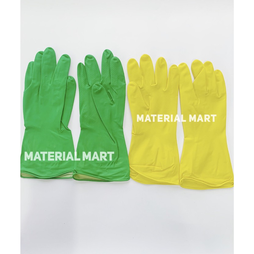 Sarung Tangan Cuci Piring | Sarung Tangan Karet LATEX | Washing Glove | Material Mart