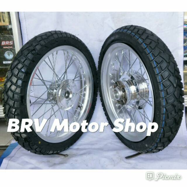 Velg Mega Pro - Velg Tiger Revo Paketan Ples Ban Full Set Siap Pasnag Velg Ring 17