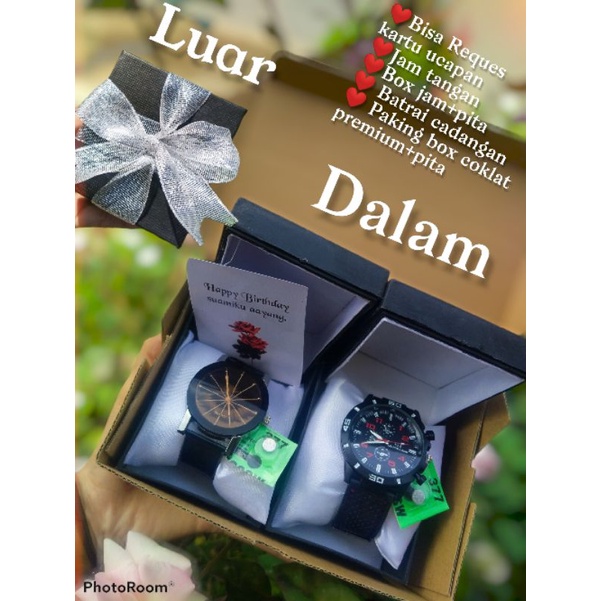 ❤️1 PASANG❤️ Hampers Couple jam tangan cewek cowok, Hempers pernikahan, graduation,weding