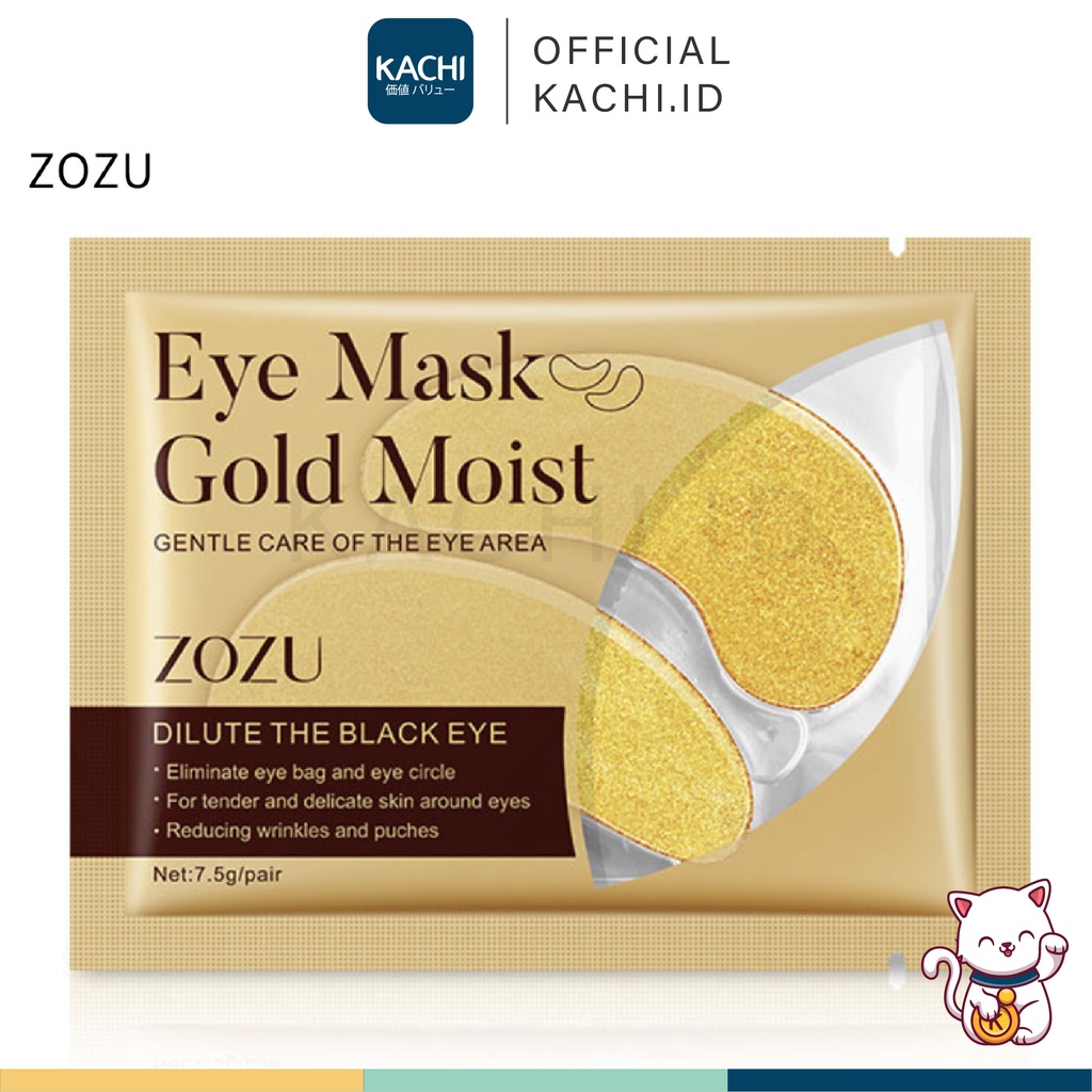 KACHI - ZOZU Gold Moist Eye Mask 24k Gentle Care Nourish Masker Mata Emas Premium ZO002