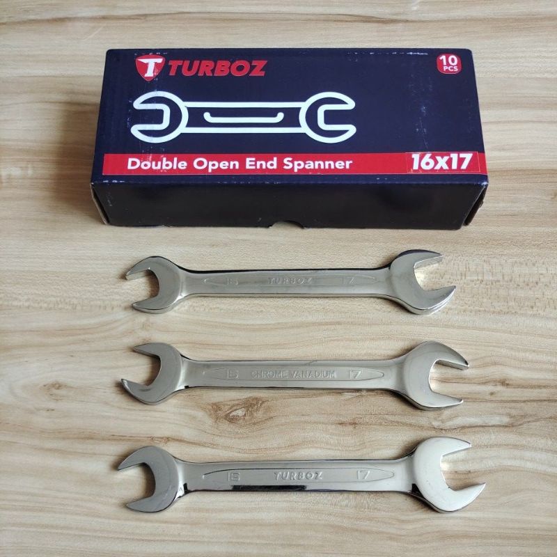 TURBOZ kunci pas 16x17 / double open end spanner 16x17 TURBOZ