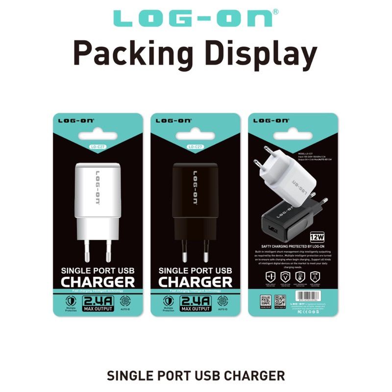 Batok Charger LOG-ON LO-C27