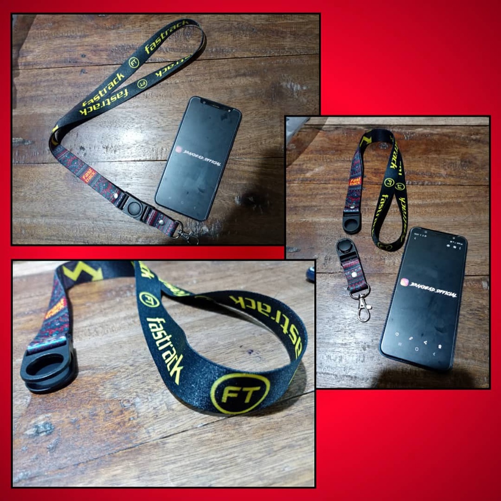 

TALI LANYARD CUSTOM FAST TRACK. FULL PRINTING
