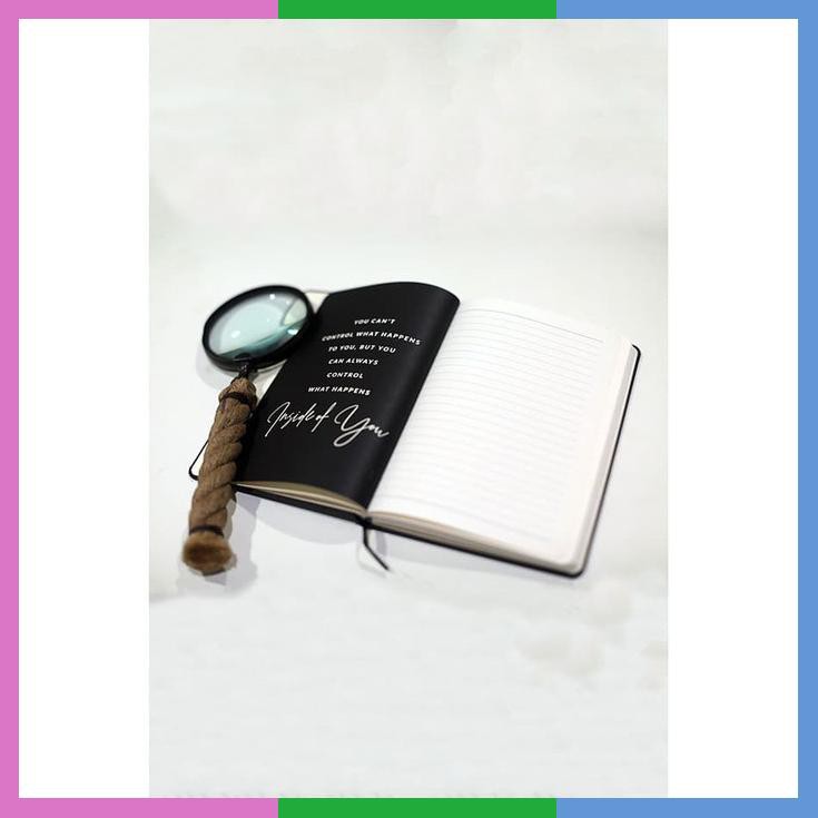 

Daily Journal Note Book Jose Carol Lined Pages Black