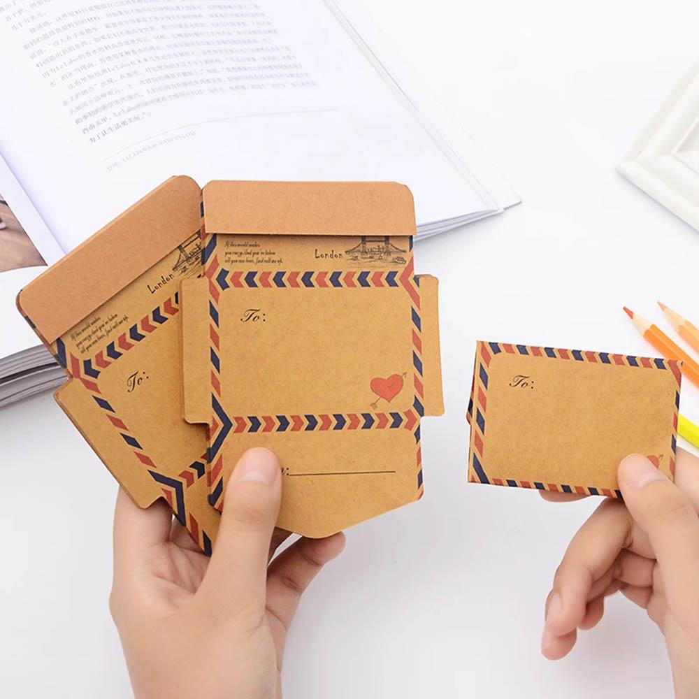 Lanfy Memo Pad 45pcs/set Kertas Kraft Pasokan Kantor Sekolah Notepad