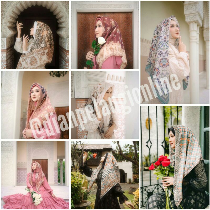Jilbab Pelangi Asmara "INDIA SERIES"