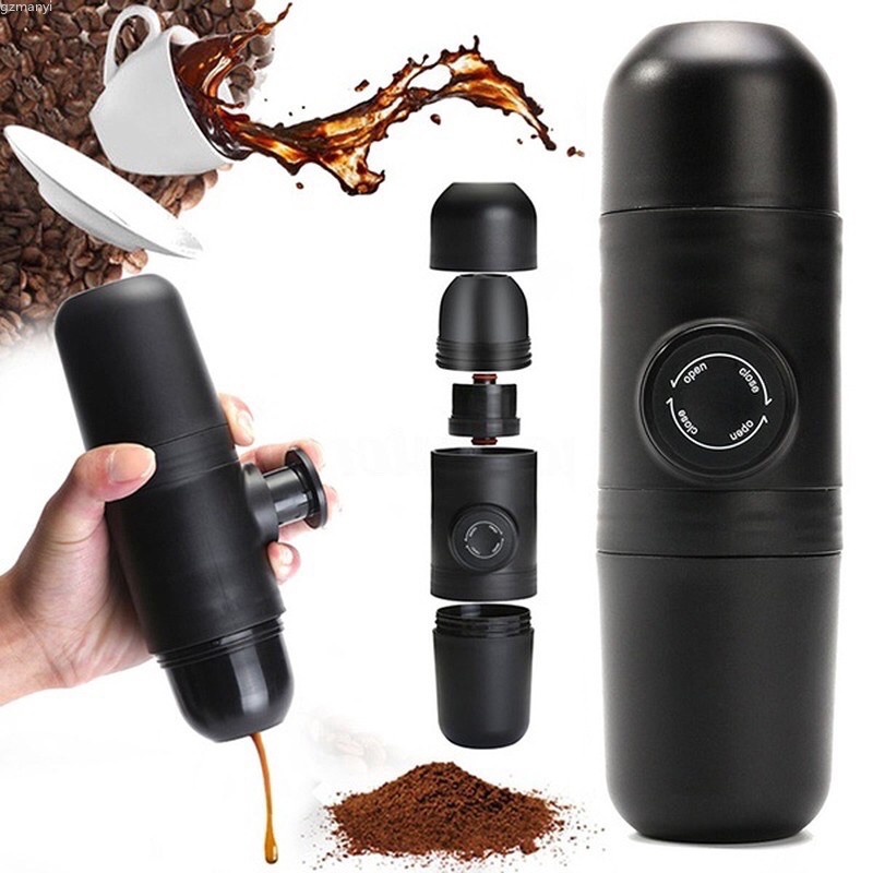 Mini Espresso Maker Portable Coffee Maker Portable Alat Pembuat Kopi Pump Manual