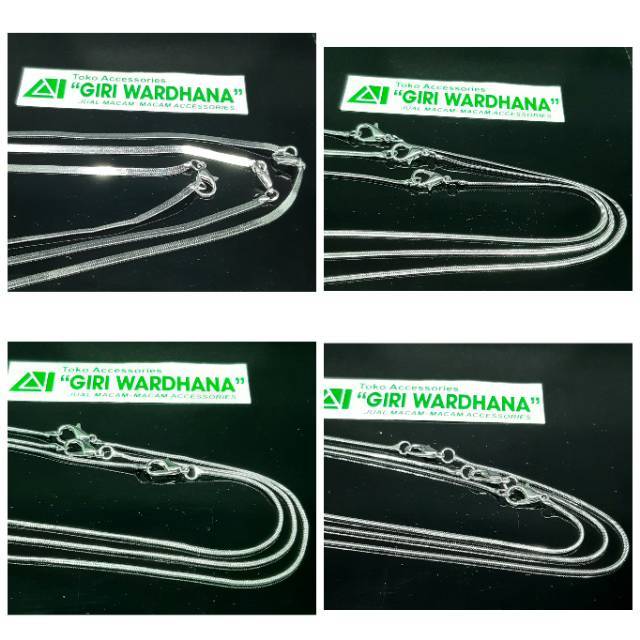 Kalung Radium Isi 12 pcs Kalung Rhodium Sby Grosir