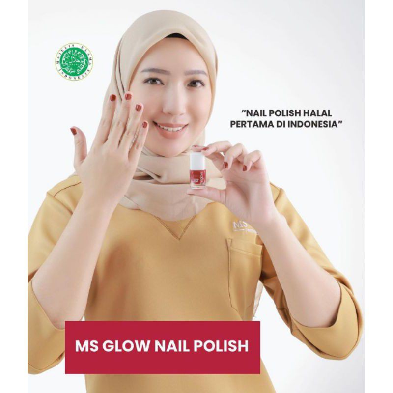 MS GLOW NAIL POLISH HALAL | KUTEK MS GLOW