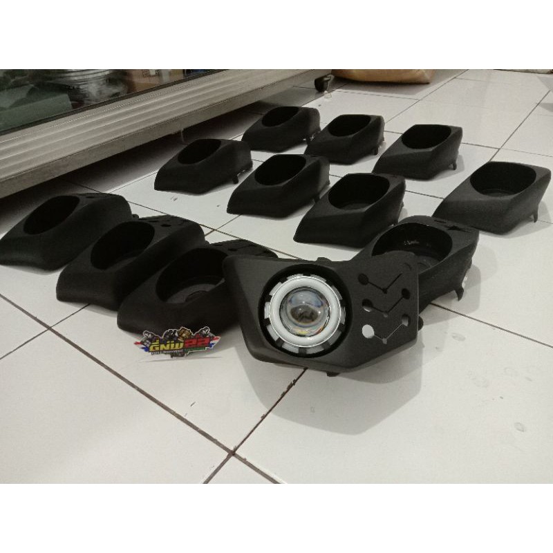Reflektor lampu proji ninja rr new reflektor depan projie ninja rr new