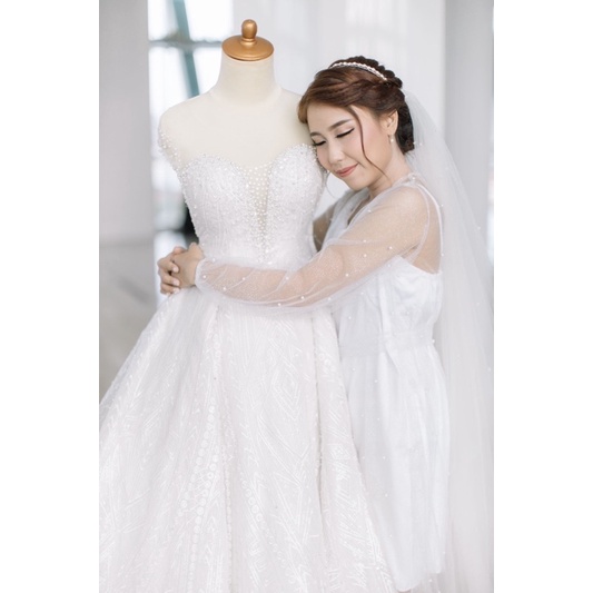 Pearlie Robe Wedding Robe Pengantin Kimono Wedding Kimono Pengantin