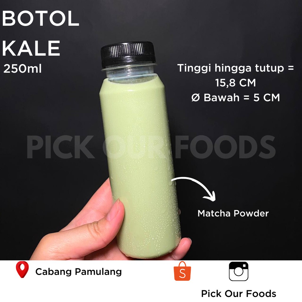 Botol Plastik Pir 250ml / Botol Cantik 350 / Kale 250ML / Almond 250ml Botol Jus / Botol Minuman