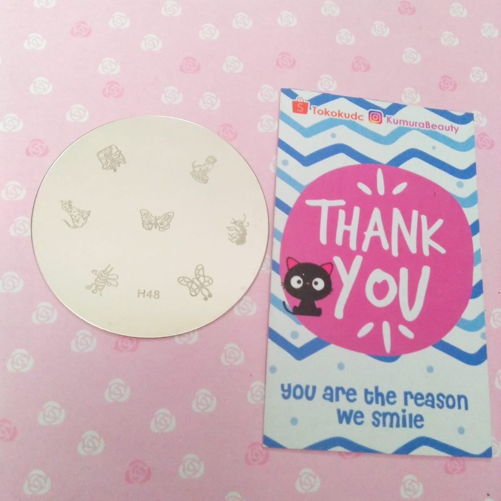 BLINK STAMPING NAIL ART PLATE STAMPING PLATE H