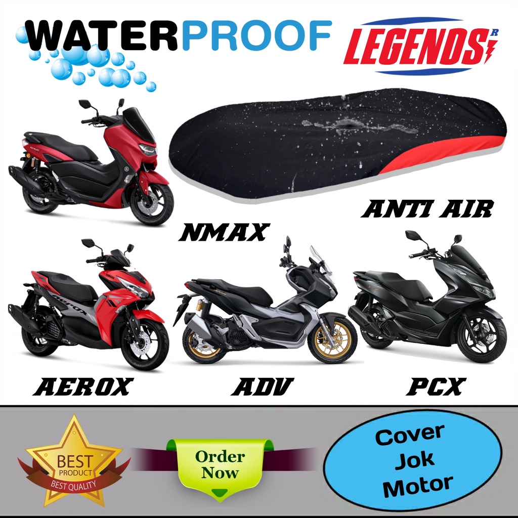 Cover Jok/Sarung Jok Motor AEROX,N-MAX,PCX Anti Air Waterproof