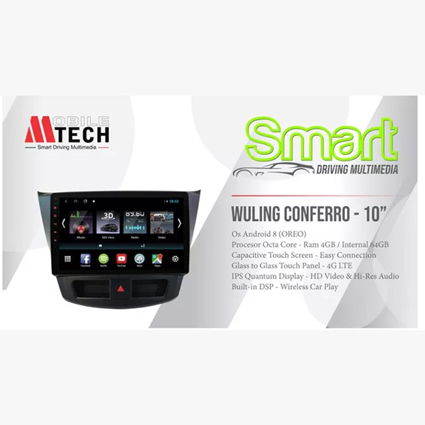Mtech Head Unit Android Wuling Confero S Mobil