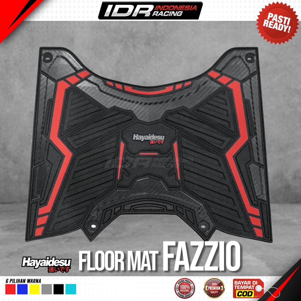 Karpet Motor Fazzio Hayaidesu Floor Mat Body Protector Aksesoris Yamaha