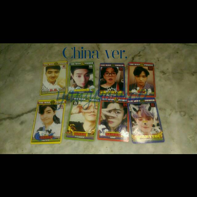 [READY / SET] SET POWER EXCK FAN MADE UNOFFICIAL PHOTOCARD YANGPASHOP SEHUN CHANYEOL BAEKHYUN