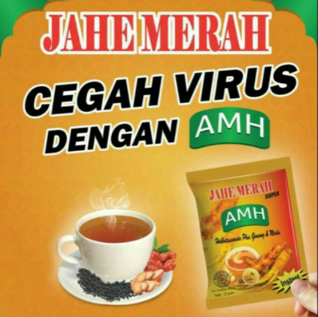 JAHE MERAH AMH (Amanah )  Bubuk / Instan