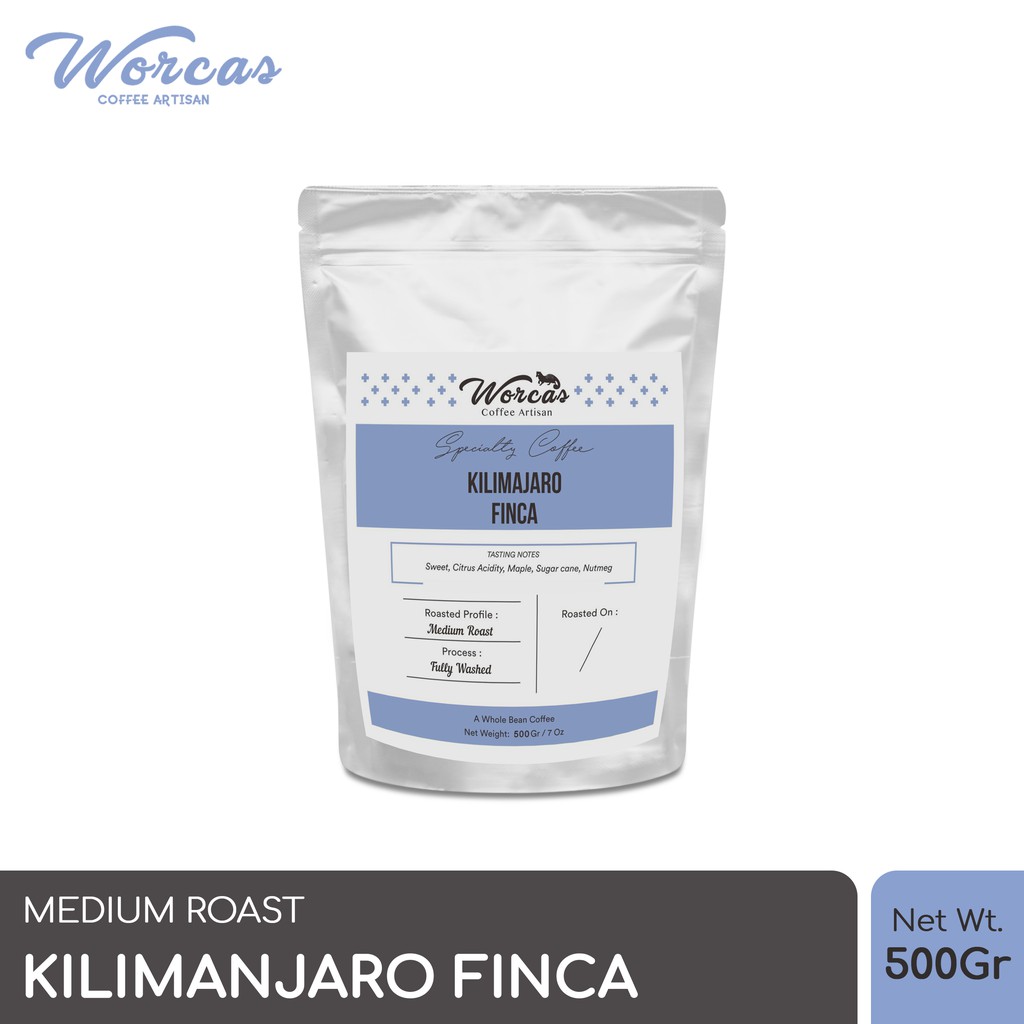 

WORCAS Kopi Arabika Kilimanjaro Finca 500 Gram - Medium Roast