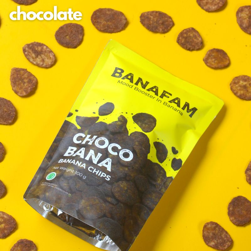 

Banafam - Banana Chips Chocolate - Keripik Pisang Cokelat