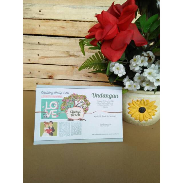 100 set undangan Nikah lintang 51