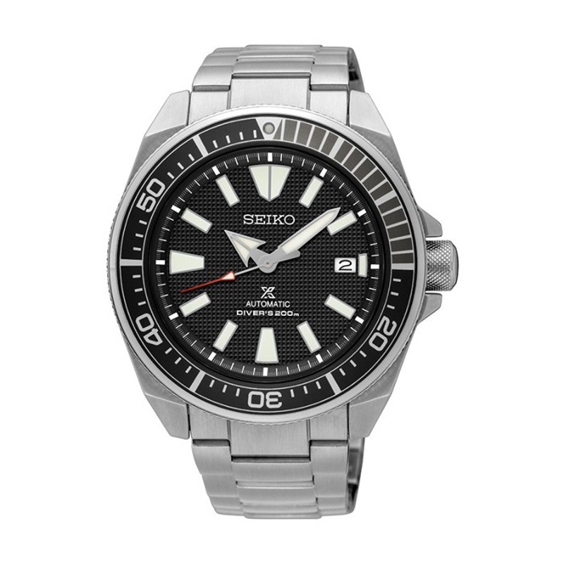 JAM TANGAN Seiko SRPF03K1 Silver Black Samurai Automatic