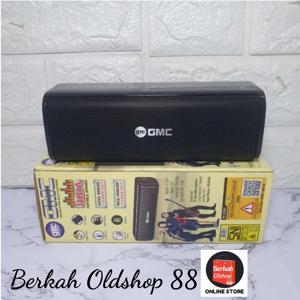 Speaker Bluetooth Portable GMC 881A speaker bluetooth musik box suara mantap