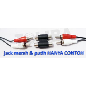 jack H rca 2 way / connector sambungan rca 2p 2-2