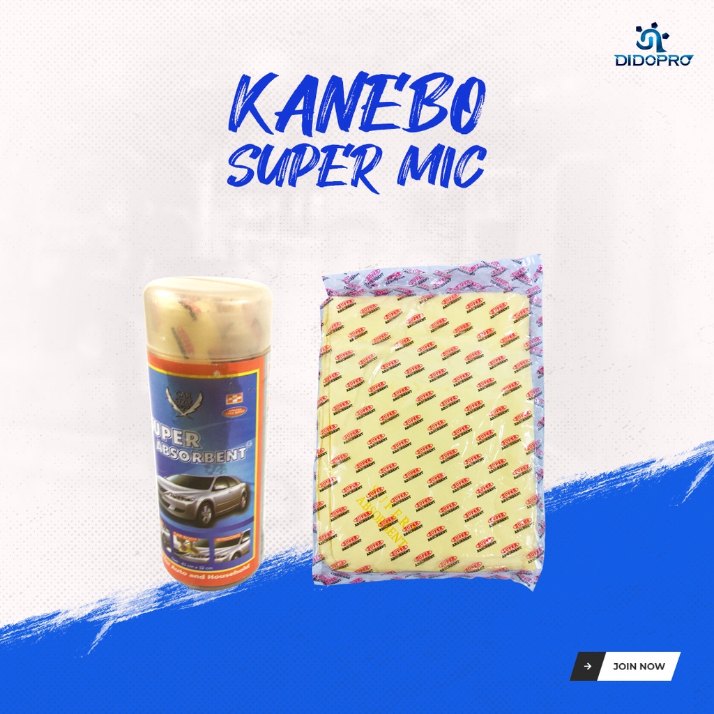 CANEBO JUMBO SUPER ABSORBENT / CHAMOIS JUMBO / KANEBO JUMBO / KAIN LAP MOTOR MOBIL KACA